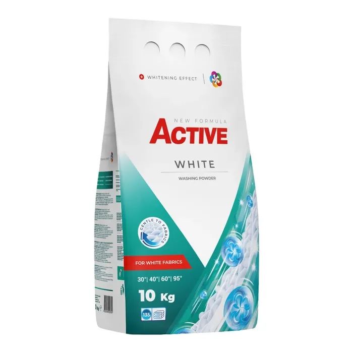 Пральний порошок Active PR White З ароматом свіжості 10 кг (4820196010791)