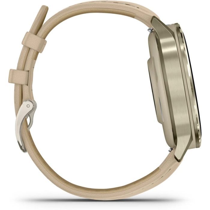 Смарт-часы Garmin Venu 4 (41mm), Beige w/ Lunar Gold + Leather, GPS смарт-годинник (010-03013-03) изображение 4
