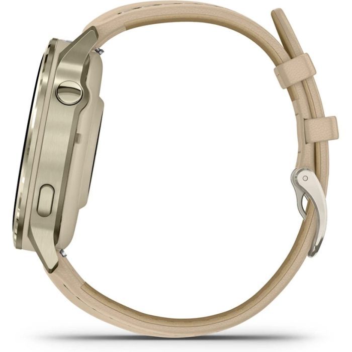 Смарт-часы Garmin Venu 4 (41mm), Beige w/ Lunar Gold + Leather, GPS смарт-годинник (010-03013-03) изображение 5