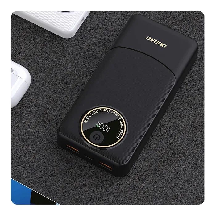 Батарея універсальна Dudao K12Pro 20000mAh PD/22.5W, USB-A, USB-C, Black (6976625333899) зображення 2