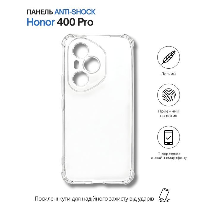 Чехол для мобильного телефона BeCover Anti-Shock Honor 400 Pro Clear (714712) изображение 5