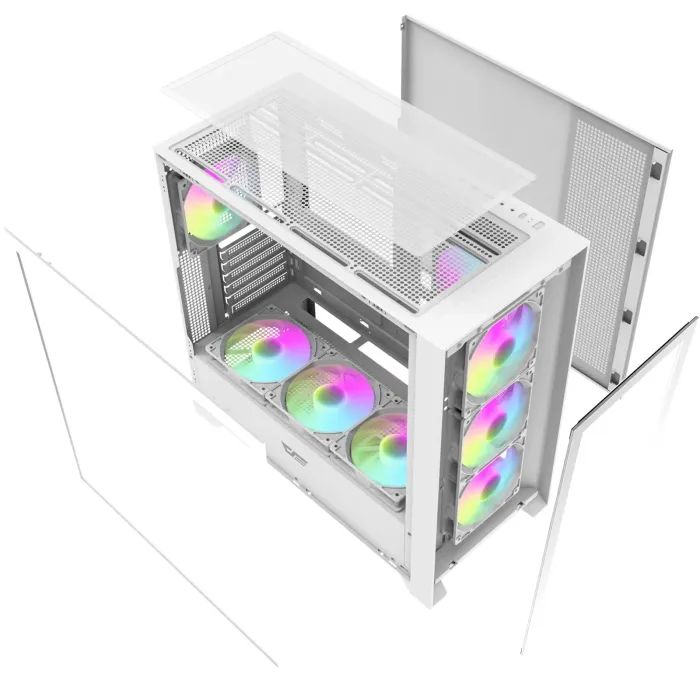 Корпус для ПК DARKFLASH DRX90 GLASS WHITE изображение 8
