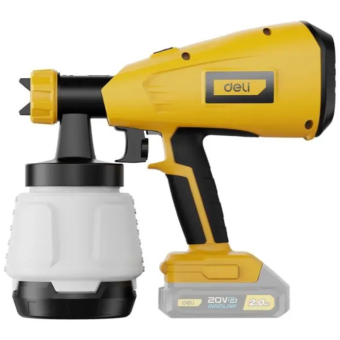 Фарбопульт Deli 20В, Φ1,8 / 2,6 мм (без АКБ та ЗП) (EDC890Z) зображення 3