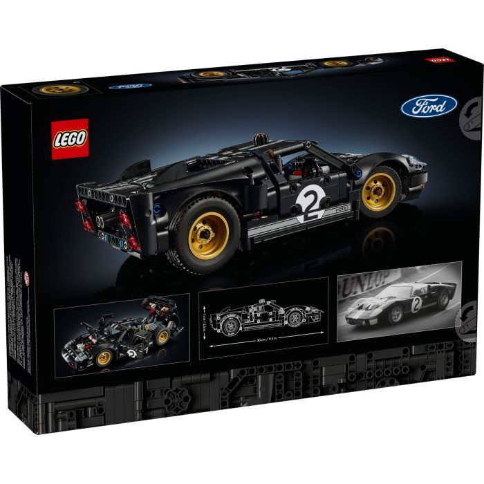 Конструктор LEGO Technic Автомобиль для гонки Ford GT40 MKII 1966 года (42223) изображение 9