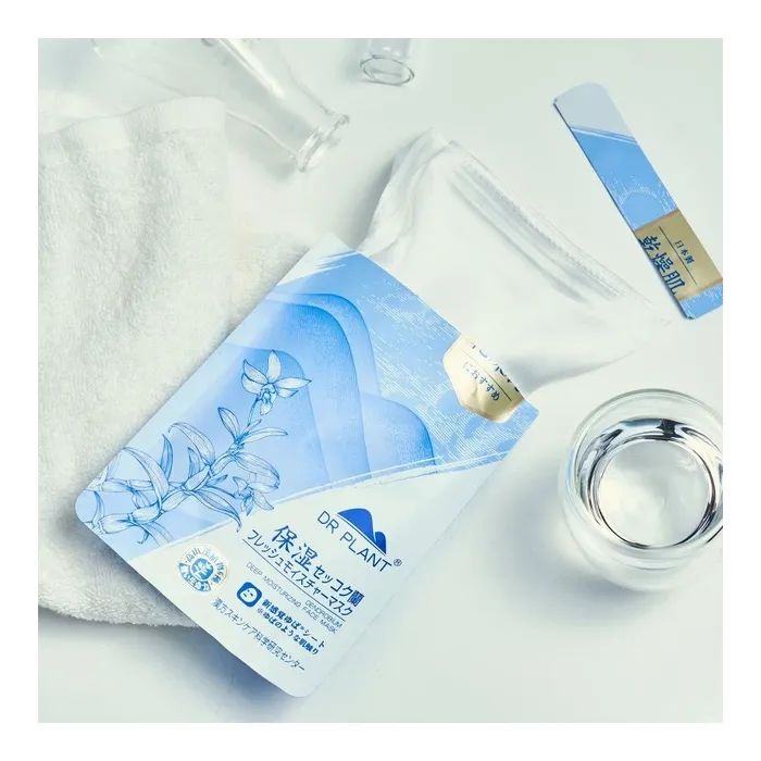 Маска для обличчя Dr.Plant Dendrobium Deep Moisturizing Face Mask Глибокозволожувальна 1 шт (4582538101238) зображення 3