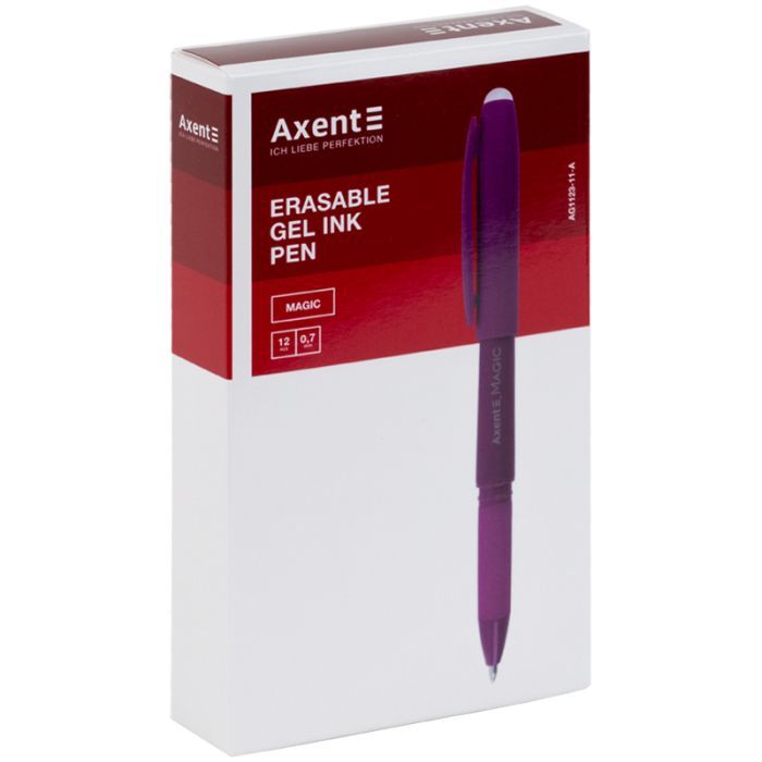 Ручка гелева Axent "пиши-стирай" Magic, фіолетова (AG1123-11-A) зображення 3