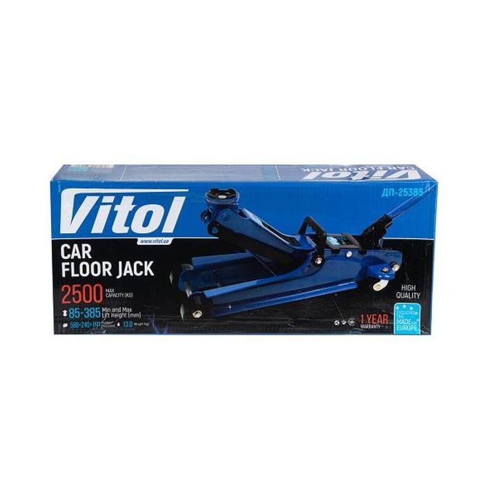 Домкрат VITOL 2,5т (DP-25385) изображение 5