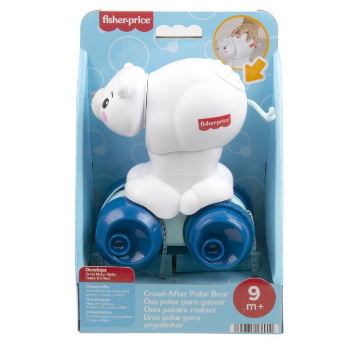 Развивающая игрушка Fisher-Price Полярный мишка Ползи за мной (JDL63) изображение 4
