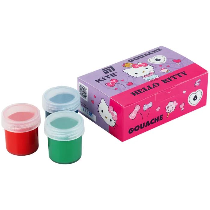 Гуашевые краски Kite Hello Kitty, 12 кольорів 20 мл (HK26-063) изображение 2
