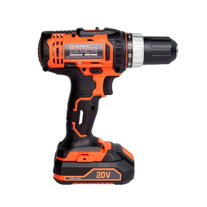 Шуруповерт Tekhmann Шуруповерт аккумуляторний Tekhmann TCD-35/i20 KIT (873398) изображение 6