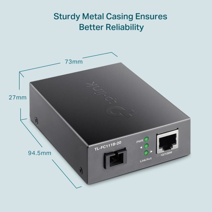 Медіаконвертер TP-Link FC111B-20 зображення 2