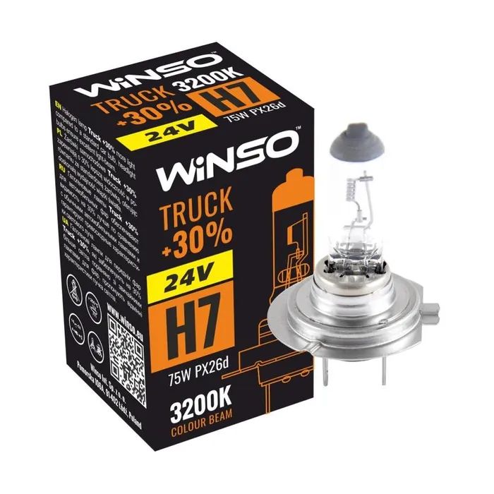 Автолампа WINSO H7 TRUCK +30 75W PX26d (724700) зображення 2