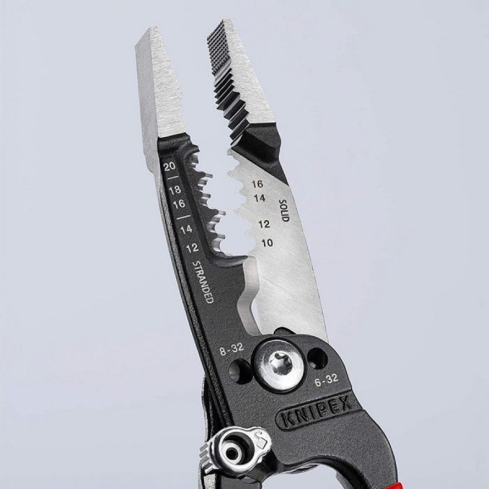 Съемник изоляции KNIPEX многофункциональные клещи для электромонтажных работ (13 72 8) изображение 3