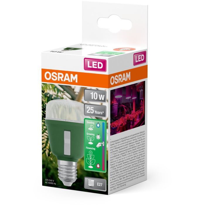 Лампочка Osram LED T60 GROW 10W CL 230V FR E27 (4058075845787) изображение 7