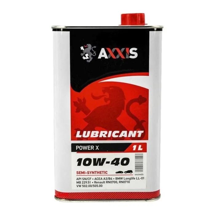Моторное масло AXXIS 10W-40 Power Х 1л (AX-2033)