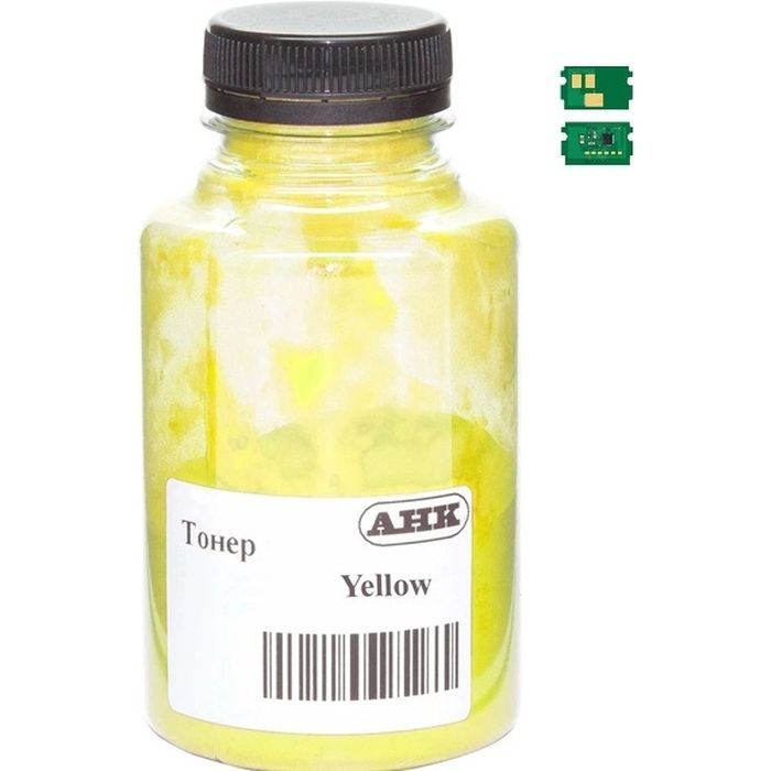 Тонер Kyocera Ecosys PA2600/MA6100, TK-5450 90г 3.2K Yellow chip АНК (50000616)