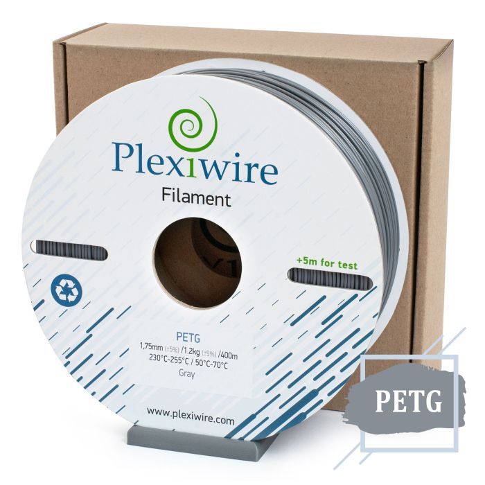 Пластик для 3D-принтера Plexiwire PETG 1.75mm 1.2kg/400m black (PETG-808400) зображення 2