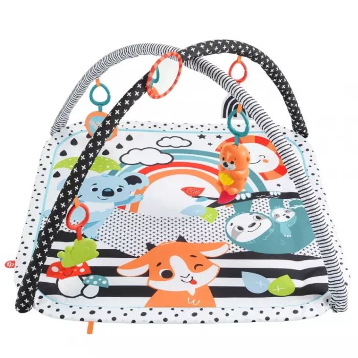 Детский коврик Fisher-Price игровой центр Веселые развлечения 3-в-1 (JMN72) изображение 2