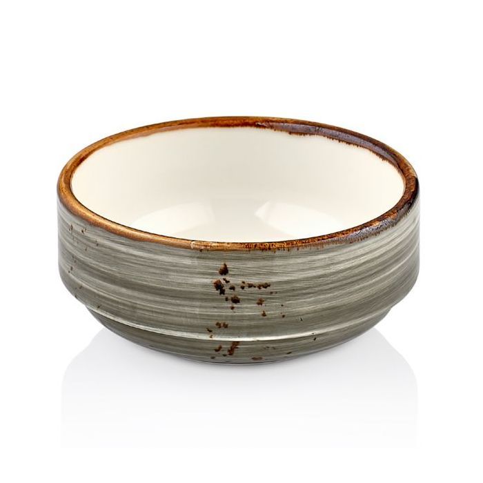 Салатник By Bone серія "Harmony" 14 см 450 мл Supreme сірий (HA-SP-GT-14-JO)