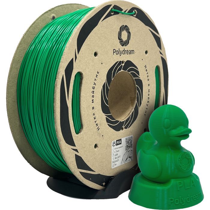 Пластик для 3D-принтера Polydream PLA 1,75mm 1,2кг Green mint (2100000014194)