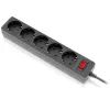 Сетевой фильтр питания REAL-EL RS-Protect 505, 3m, black (EL122300045) изображение 4