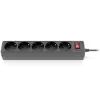Сетевой фильтр питания REAL-EL RS-Protect 505, 3m, black (EL122300045) изображение 6