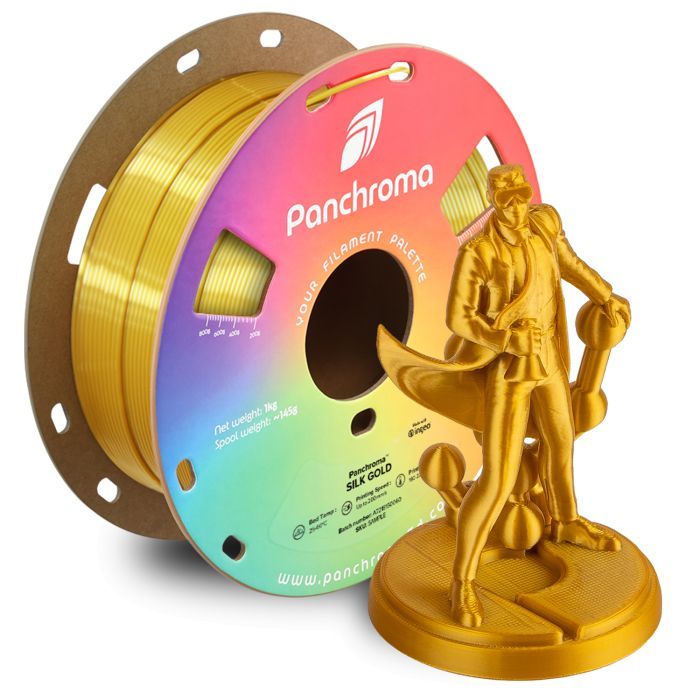 Пластик для 3D-принтера Polymaker PLA PANCHROMA SILK 1,75mm 1kg MAGENTA (CA03010) зображення 4