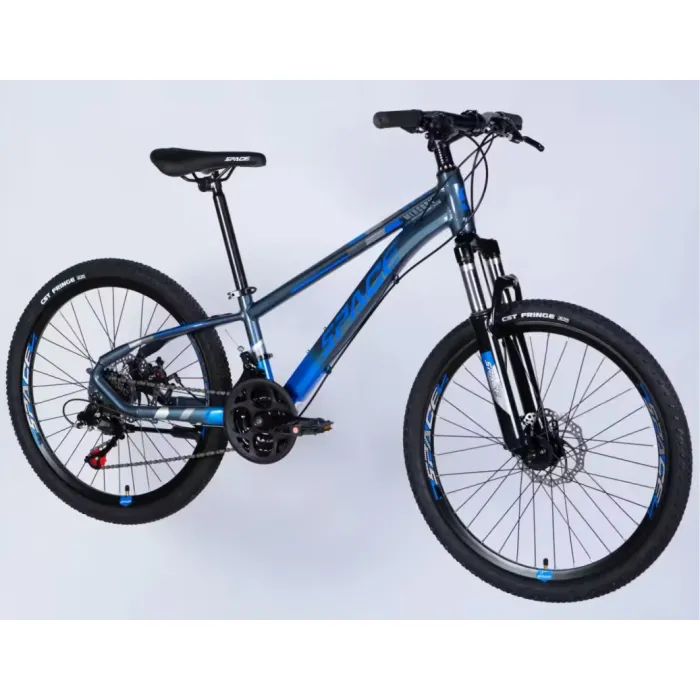 Велосипед Space 24" MERCURY DD FR рама-11" AL 2026 сіро-синій (OPS-SP-24-067) зображення 2