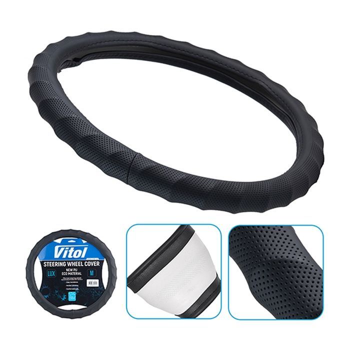 Чохол на руль VITOL M чорн (VLOD-W171 Bk M) зображення 4