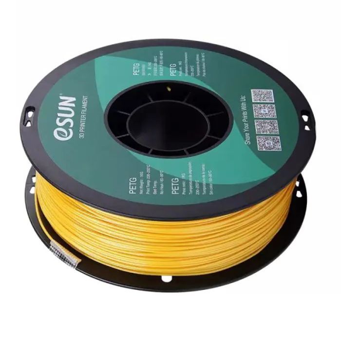 Пластик для 3D-принтера eSUN PETG 1,75mm 1kg SOLID GOLD (PETG-P175SJ1) зображення 2