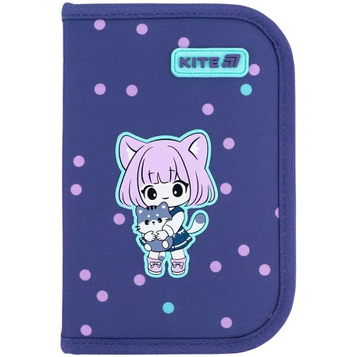 Пенал Kite Be Friends 622, без наповнення, 1 відділення, 2 відвороти (K26-622-3) зображення 2