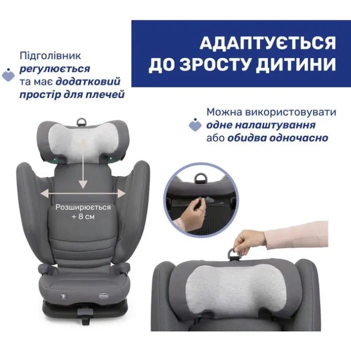 Автокресло Chicco Fold & Go S i-Size бустер (87117.33) изображение 3