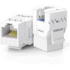 Модуль Keystone RJ45 UTP cat.6 NW186 Unshielded Module 180° White Ugreen (30844) зображення 3