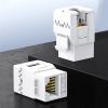 Модуль Keystone RJ45 UTP cat.6 NW186 Unshielded Module 180° White Ugreen (30844) зображення 5
