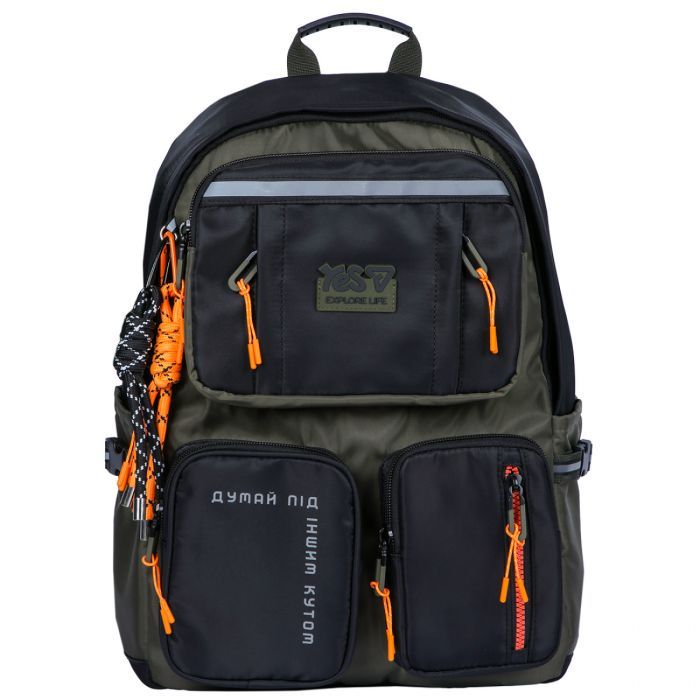 Рюкзак шкільний Yes Windsor Green T-107L (550351) зображення 2