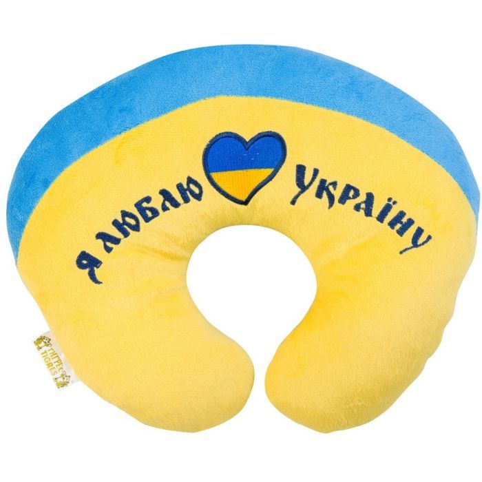 М'яка іграшка Tigres Підголовник Я люблю Україну (ПД-0122) зображення 2