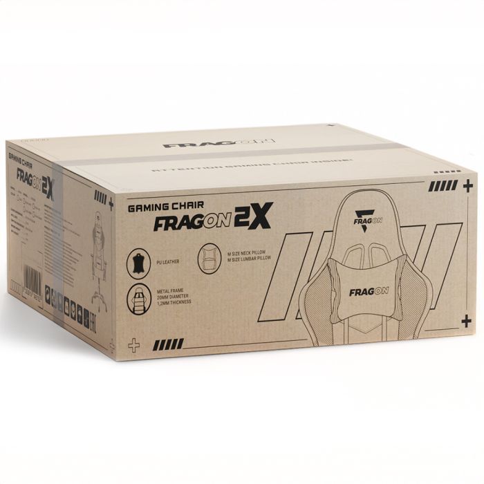 Кресло игровое FragON 2X Series Black (FRGN_2X_R2_BLACK) изображение 7