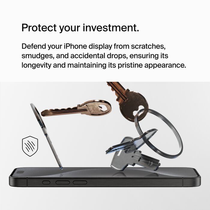 Скло захисне Belkin UltraGlass2 AM iPhone 15 Pro Max (OVA134ZZ) зображення 10