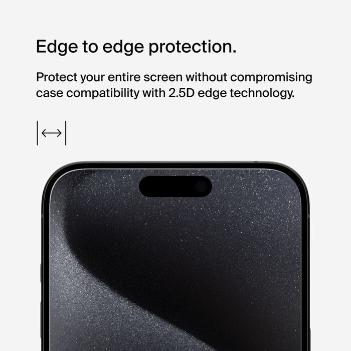 Скло захисне Belkin UltraGlass2 AM iPhone 15 Pro Max (OVA134ZZ) зображення 5