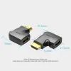 Переходник HDMI M to HDMI F 4K60Hz 90° corner black Vention (AIPB0) изображение 4