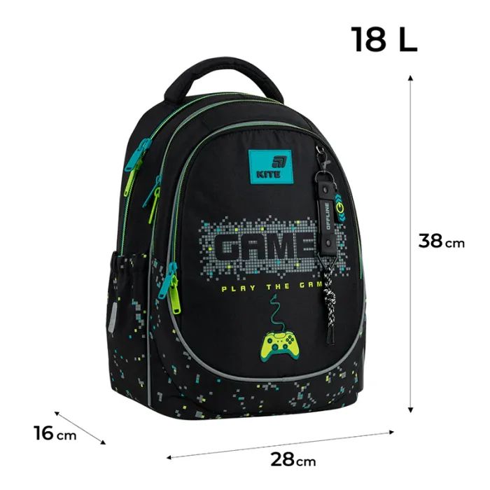 Рюкзак школьный Kite Education 700 Play the Game (K26-700M-4) изображение 3