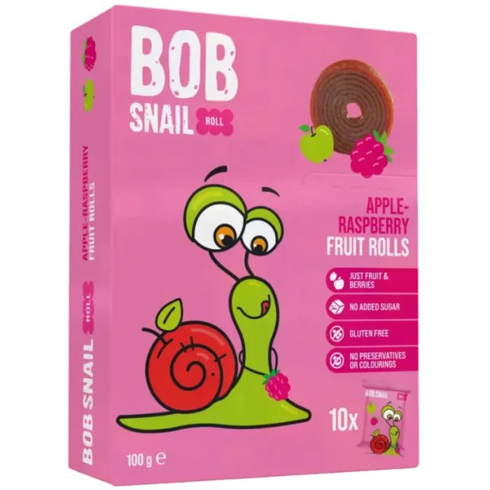 Конфета Bob Snail Яблочно-малиновая 100 г (1740874)