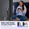 Кабель мультимедийный HDMI M to HDMI M 2.0m 8K60Hz 48Gbps braided black Ugreen (85169) изображение 2