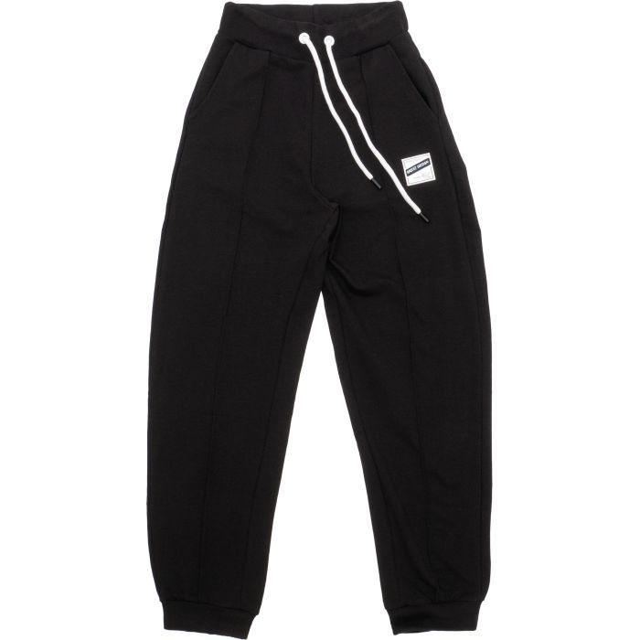 Штаны детские A-Yugi спортивные на манжетах (7084-140G-black)