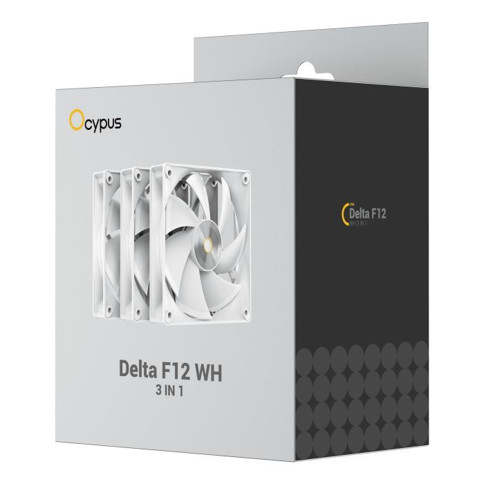 Кулер до корпусу OCYPUS DELTA F12 3 IN 1 б (DELTA-F12-WH3NM00X-GL) зображення 7