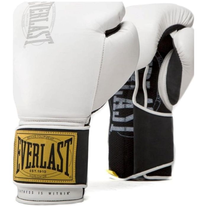 Боксерские перчатки Everlast 1910 Classic Training Glove P00001712 білий 16 унцій (009283600150)