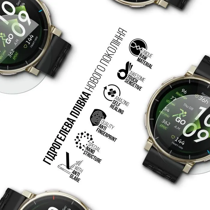 Плівка захисна Armorstandart Matte hydrogel Amazfit Active 3 Premium 6 pcs (ARM91947) зображення 2