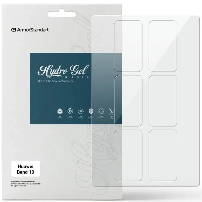 Пленка защитная Armorstandart Matte hydrogel Huawei Band 10 6 pcs (ARM92047)
