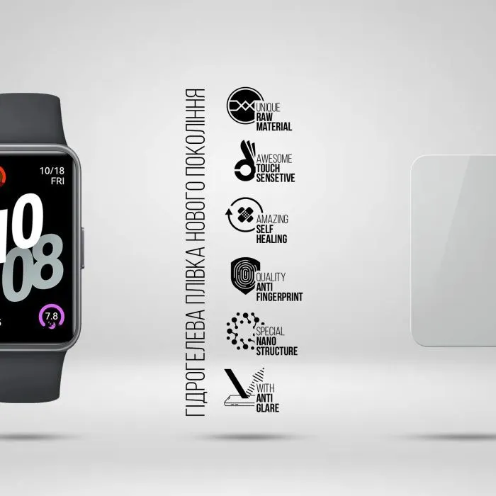 Пленка защитная Armorstandart Matte hydrogel Huawei Band 10 6 pcs (ARM92047) изображение 2