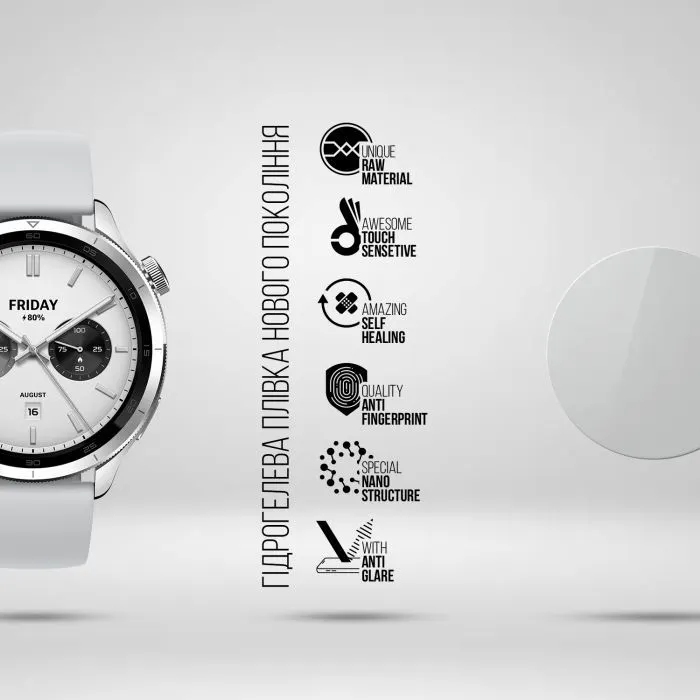 Плівка захисна Armorstandart Matte hydrogel Xiaomi Watch S4 47mm 6 pcs (ARM92139) зображення 2